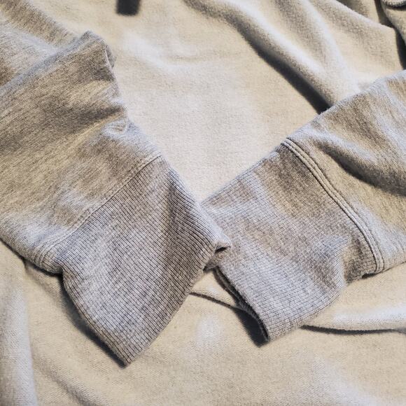 Athleta Girl Wrap 'N Roll Sweater Open Cardigan XXL (16) Youth Gray Knit Pockets - Picture 4 of 8